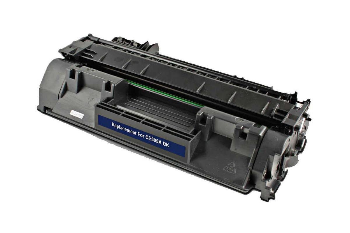 Compatible HP Printer Cartridge, 1000 Page Yield, Compatible with P2035n, P2055, 05A - Black Toner