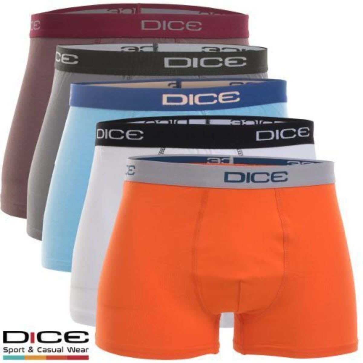 Dice Fabric Boxer Set For Boys, Size 6-7 Years - Multicolor