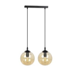 Metal Chandelier With Rust-Resistant Metal Coating, 15 X 45 X 75 Cm - Black