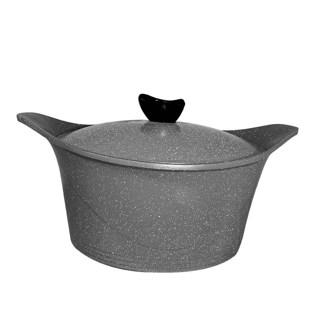 Granite Glory Casserole, 9.5 L, 36x19x36cm - Grey