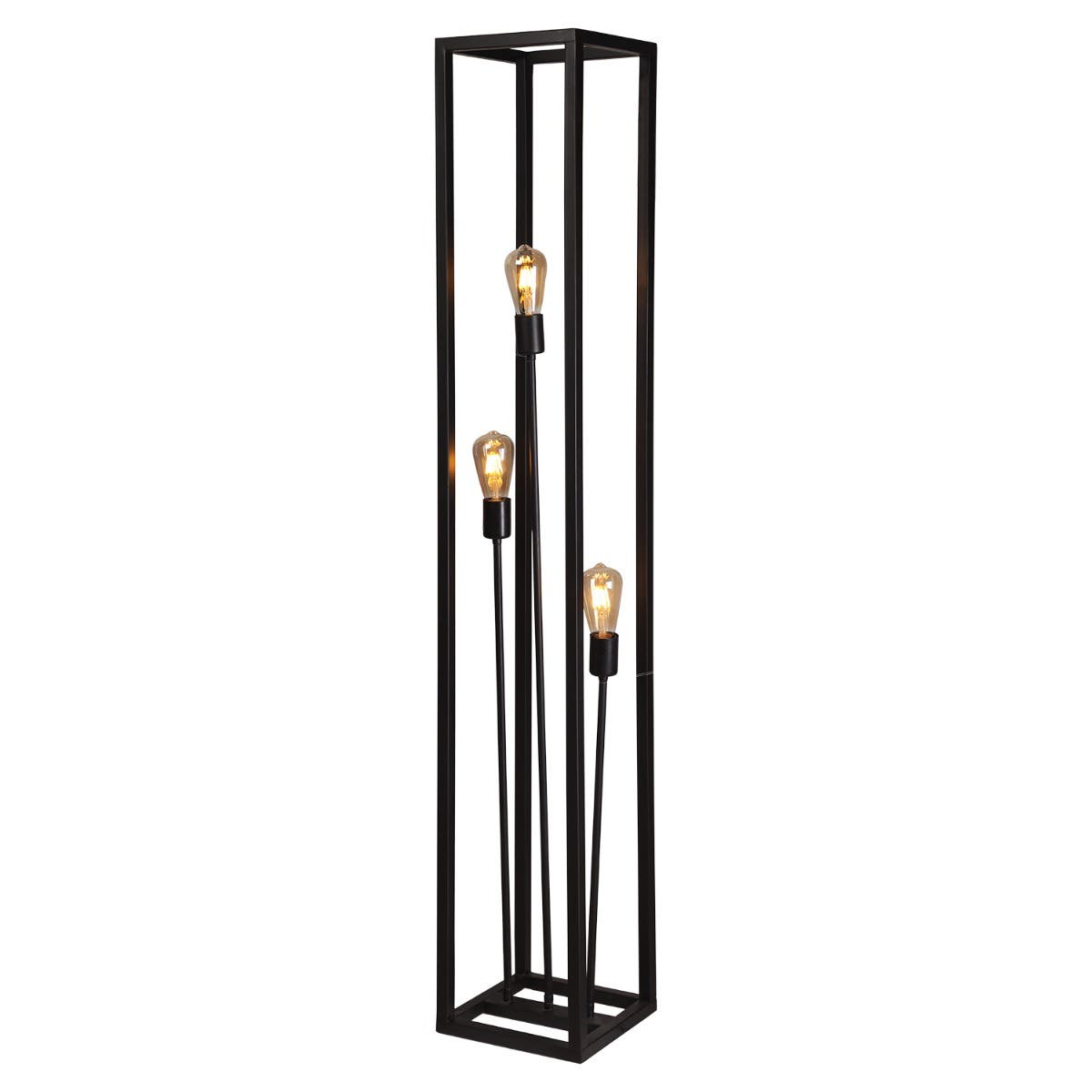 Modern Floor Lamp, 152×24 cm - Black