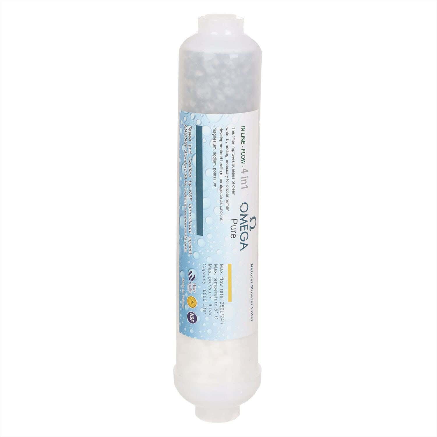 Water Filter Replacement, 4 in 1 - White