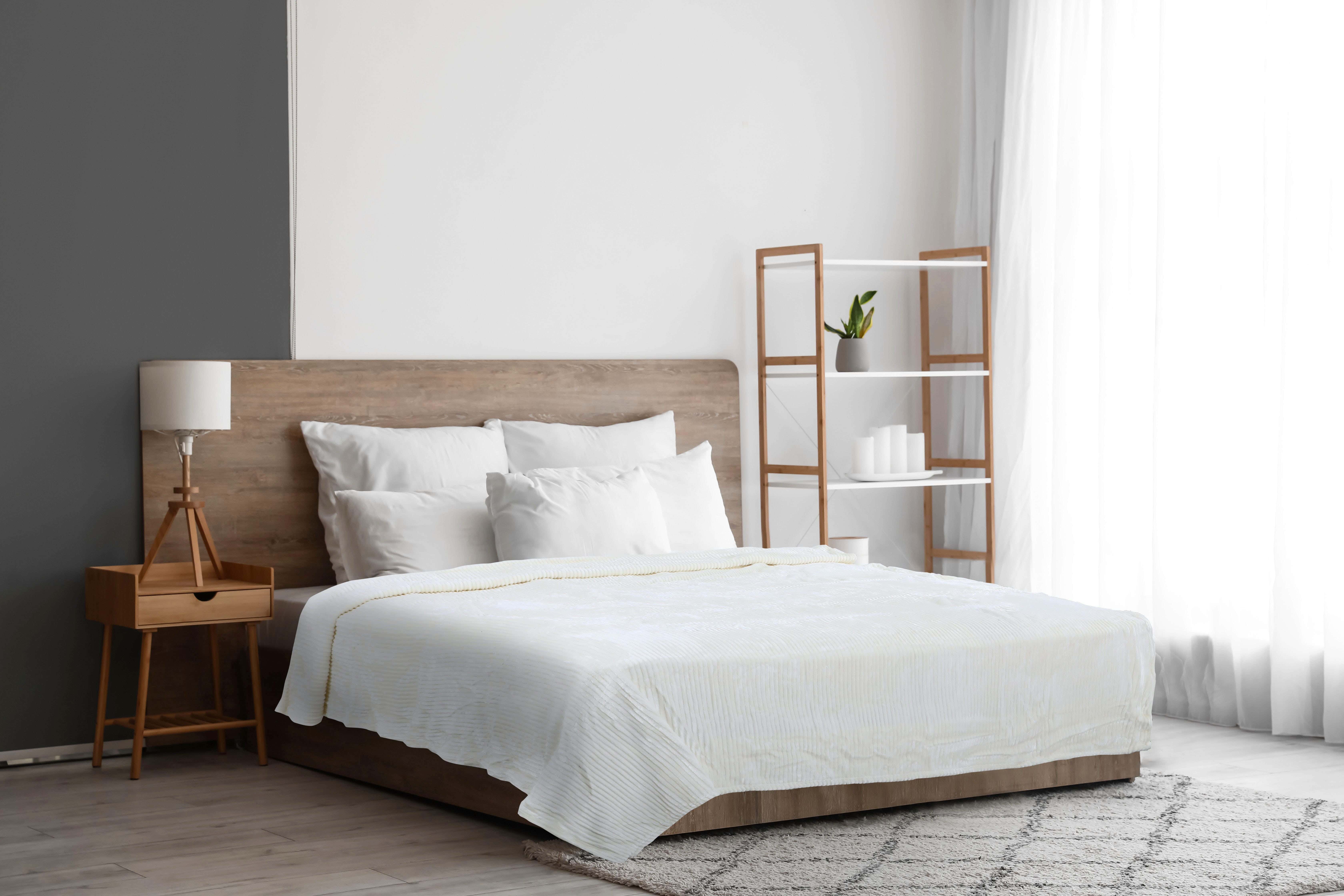Velvet Bed Heater, 220x240 cm, 1500 gm - Off White