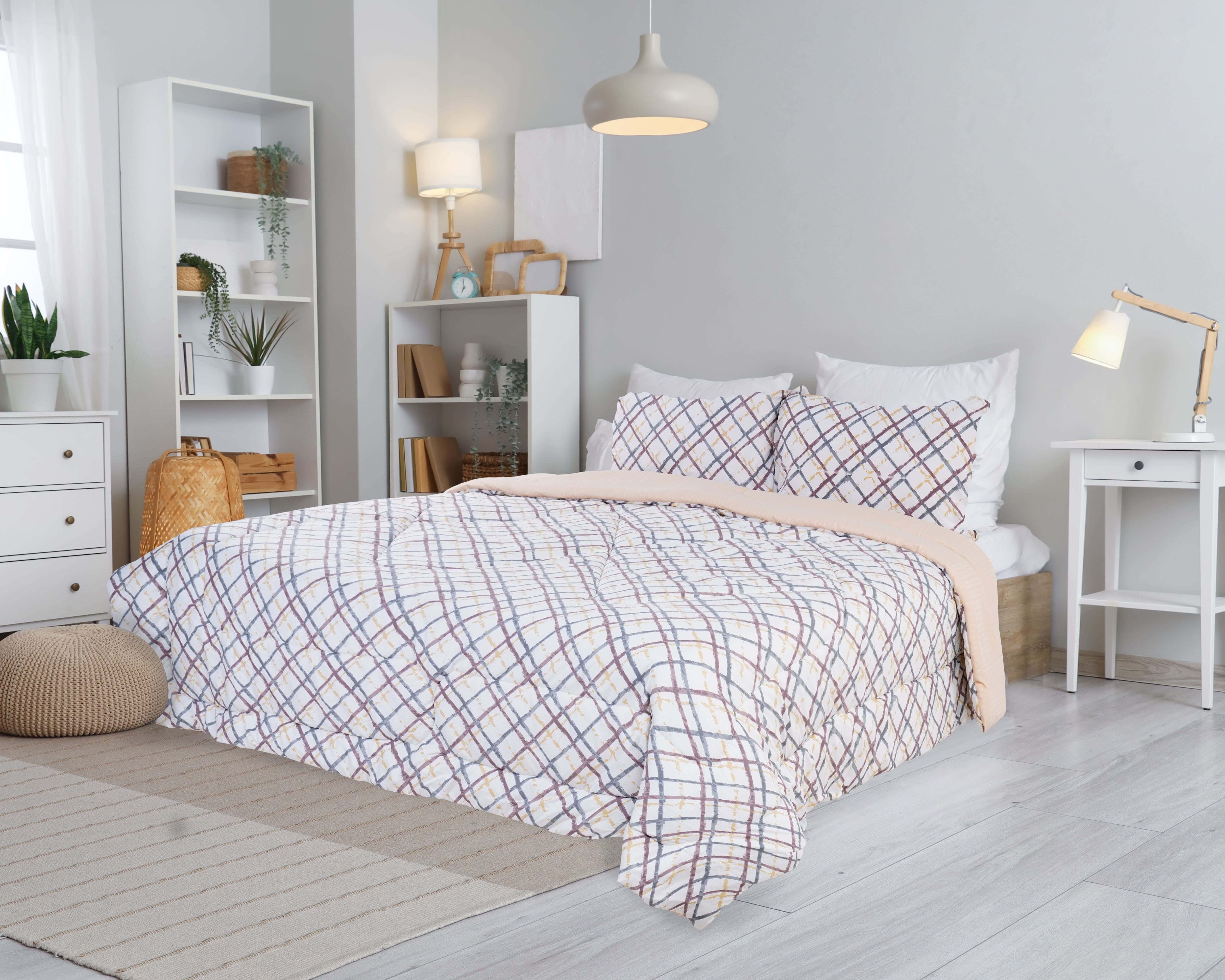 Lili Cotton Quilt Set, 3 Pieces, 240x250 cm, 4600 gm - Multicolor