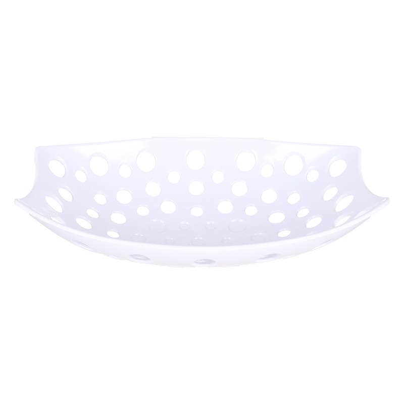 Bright Designs Melamine Fruit Plate, 32×22 cm - White