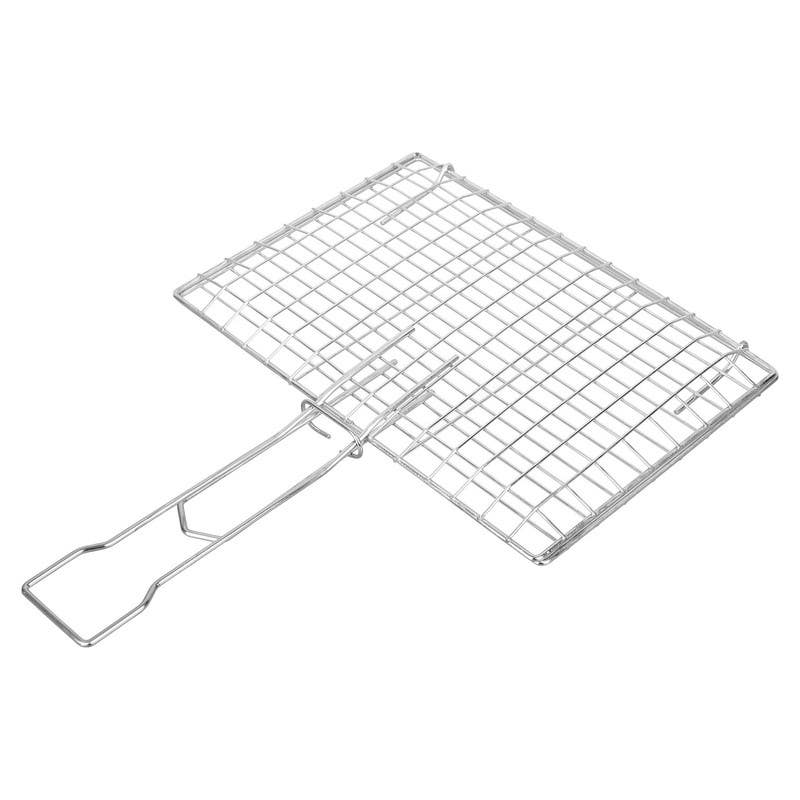Atom Steel Metal Grill, 26×38 cm - Silver