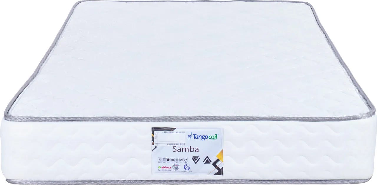 Aldora Samba Mattress, Connected Springs, 100×190 cm, Height 23 cm - White