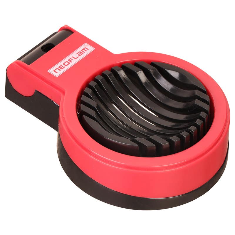 Neoflam Stainless Steel Egg Slicer, 12 cm - Black Red