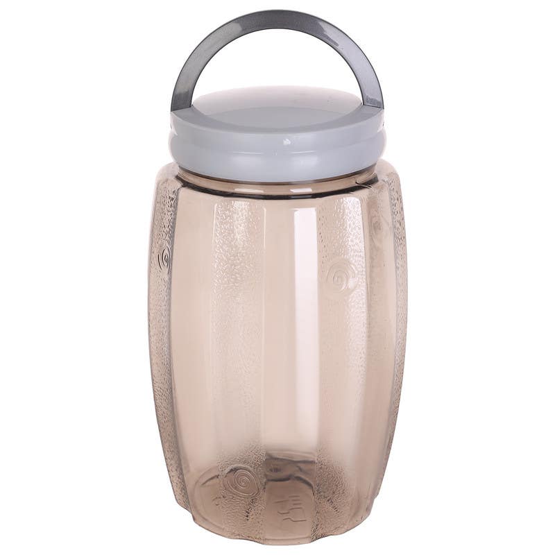 Winner Plast Jumbo Jar with Lid, 3 Liter - Dark Grey