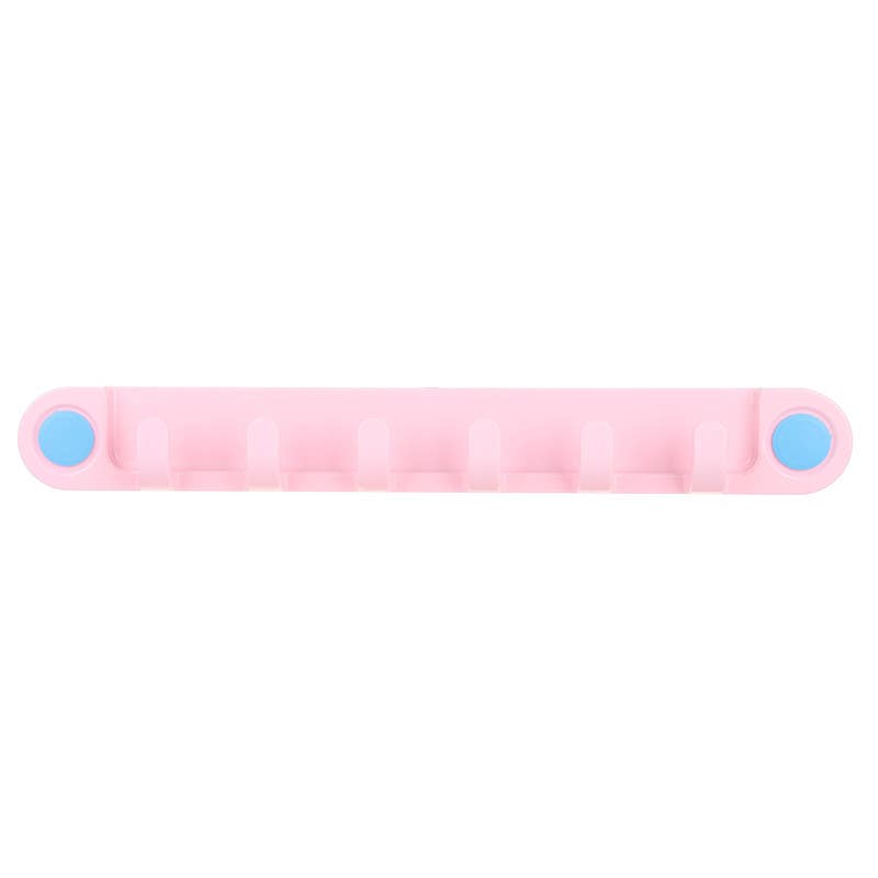 Winner Plast Plastic Hanger, 6 Hooks, 38 cm - Rose