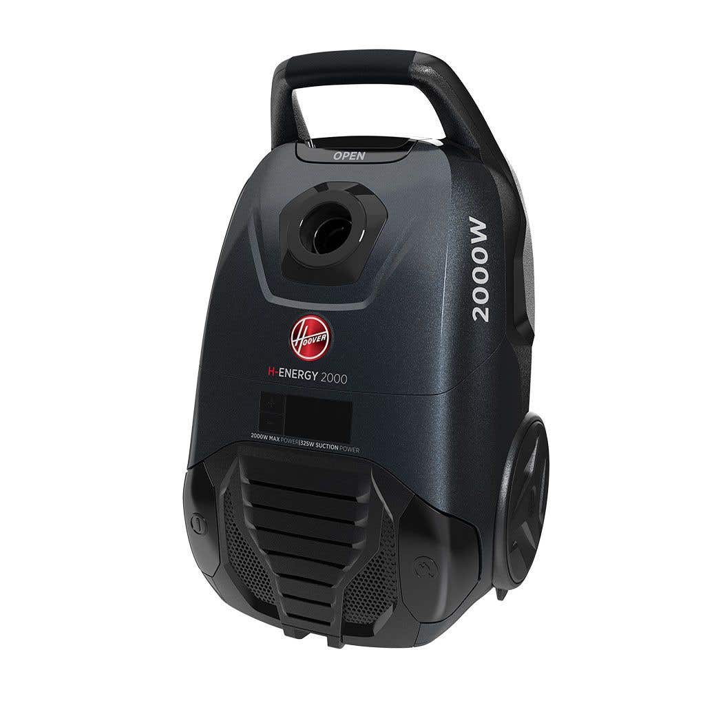 Hoover TTELA2000BSC Canister Vacuum Cleaner, 2000 watt, Hepa Filter - Black
