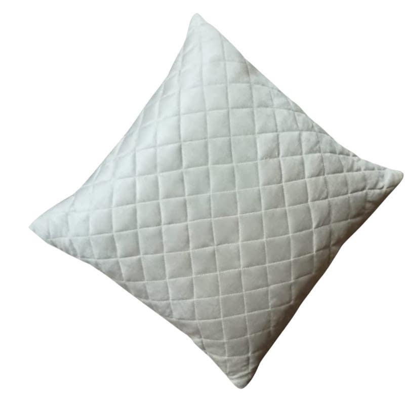 Capitone cushion, 45 x 45 cm, Hammer velvet - off white