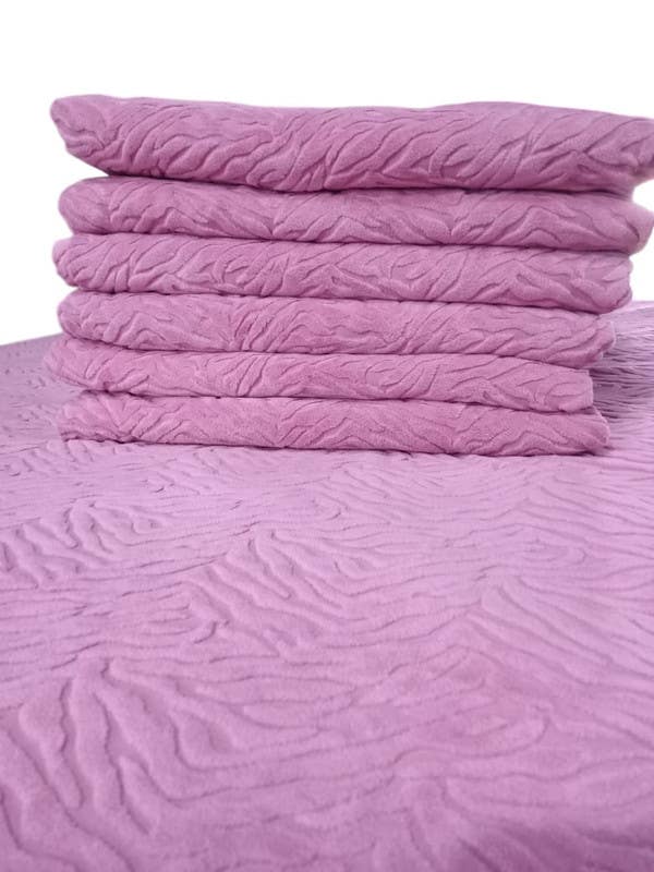 Warmer blanket, 220 x 160 cm, laser engraved velvet - pink