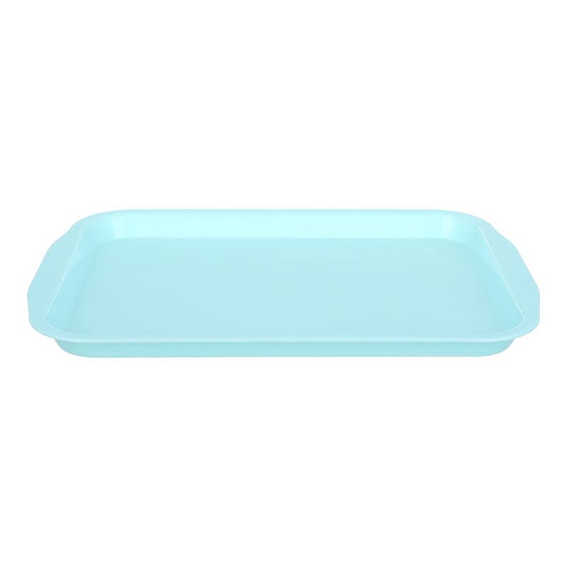 Joy Plastic Serving Tray, 37×27 cm - Turquoise