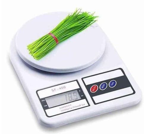 Kitchen Scale Sf-400, Load Capacity Up To 10 Kg - White