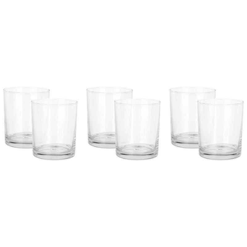 Lav Glass Cups Set, 6 pieces, 280 ml - Clear