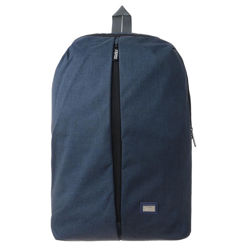 Force Backpack with Quilted Back, 47×32 cm, 2 Zippers - Navy