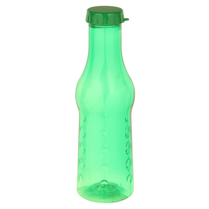 Max Plast Plastic Water Bottle with Cover, 650 ml - Green