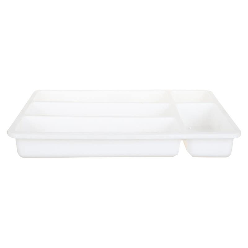 M-Design Plastic Spoon Drawer, 28×36 cm - White