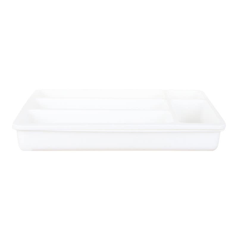 M-Design Plastic Spoon Drawer with Sides, 51×36 cm - White