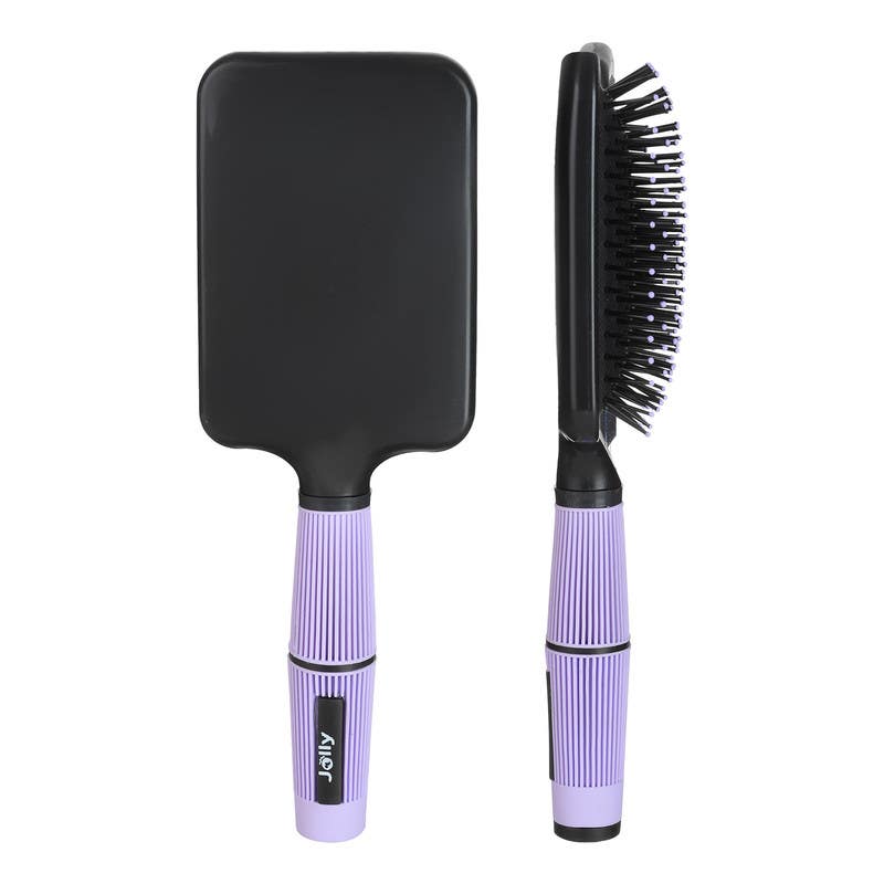 Rectangular Plastic Hair Brush, 8×25 cm