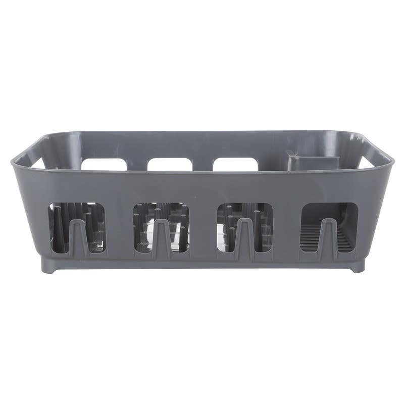 M-Design Plastic Dish Strainer, 33×43×12.5 cm - Grey
