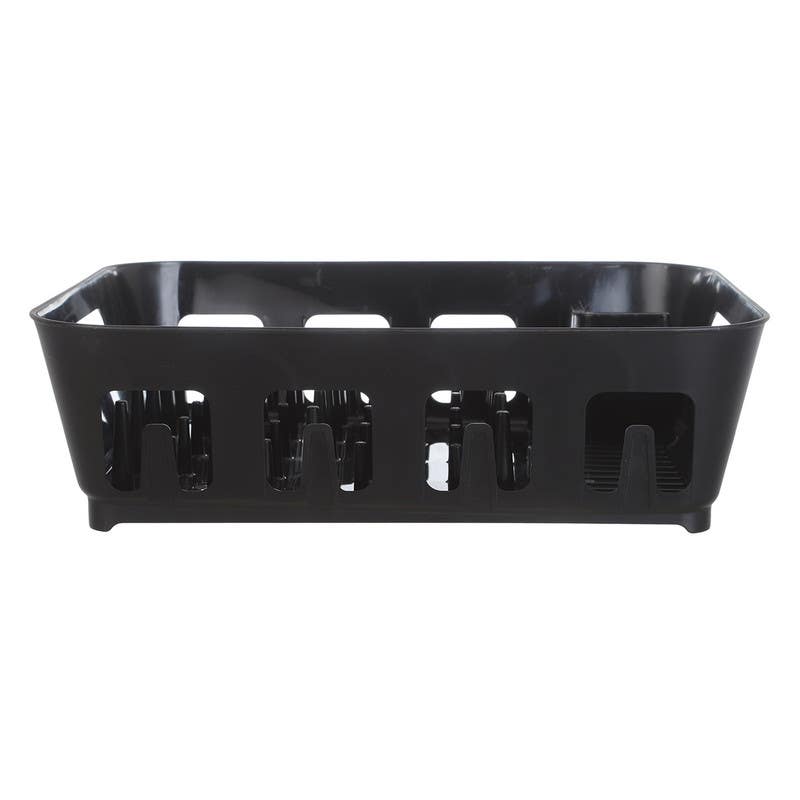 M-Design Plastic Dish Strainer, 33×43×12.5 cm - Black