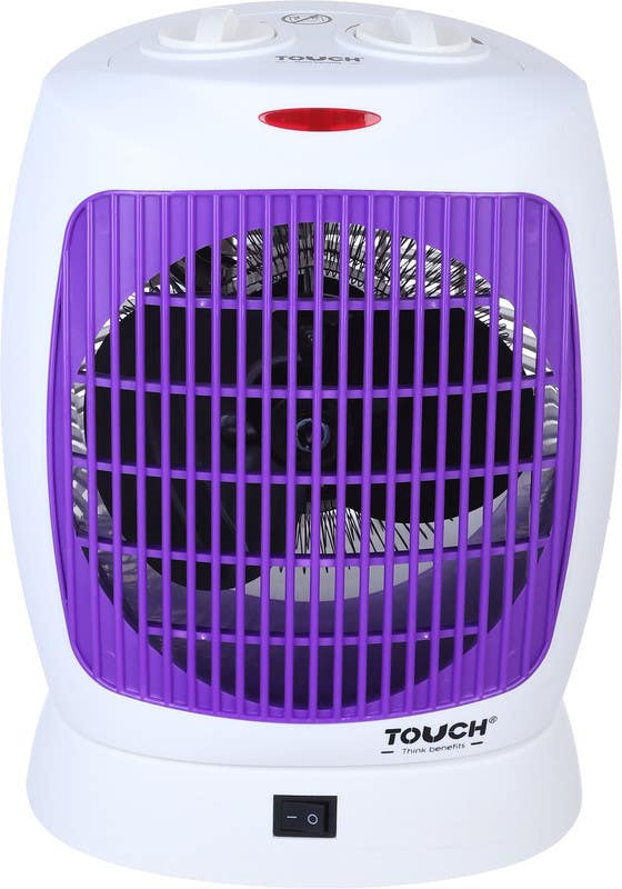 Touch El Zenouki 41109 Air Fan Heater, 2000 Watt - White Purple