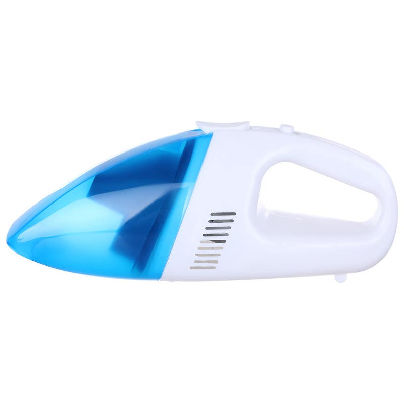 High Power Portable Car Vacuum Cleaner - White Blue
