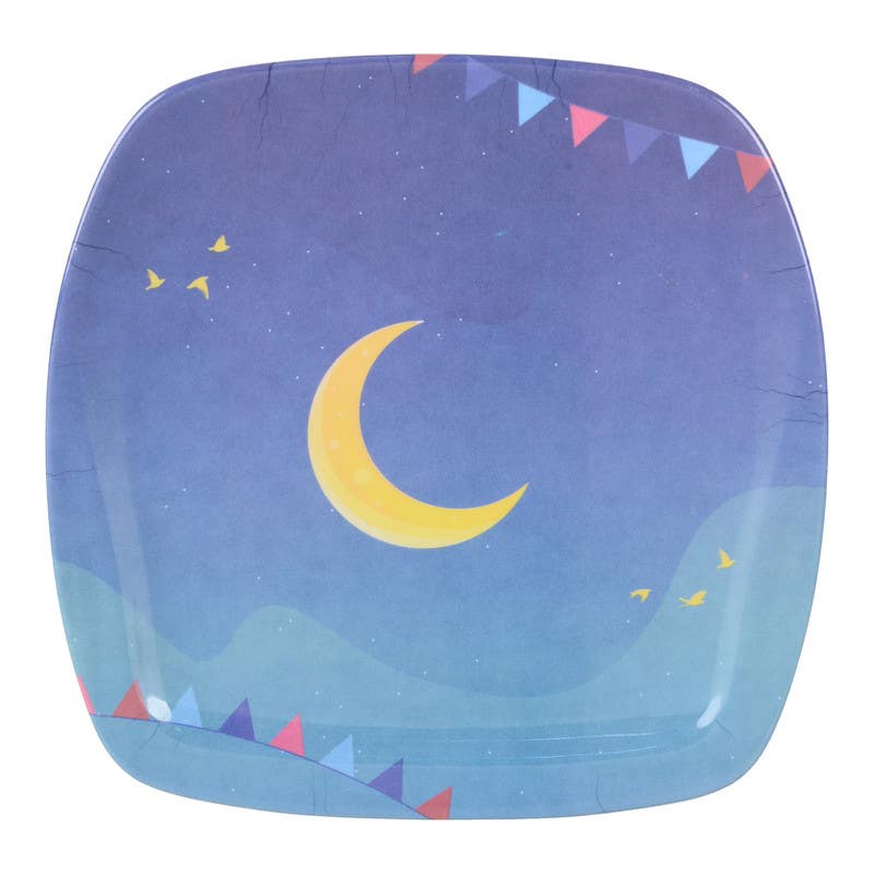 Bright Designs Melamine Plate, 18 cm - Multicolor