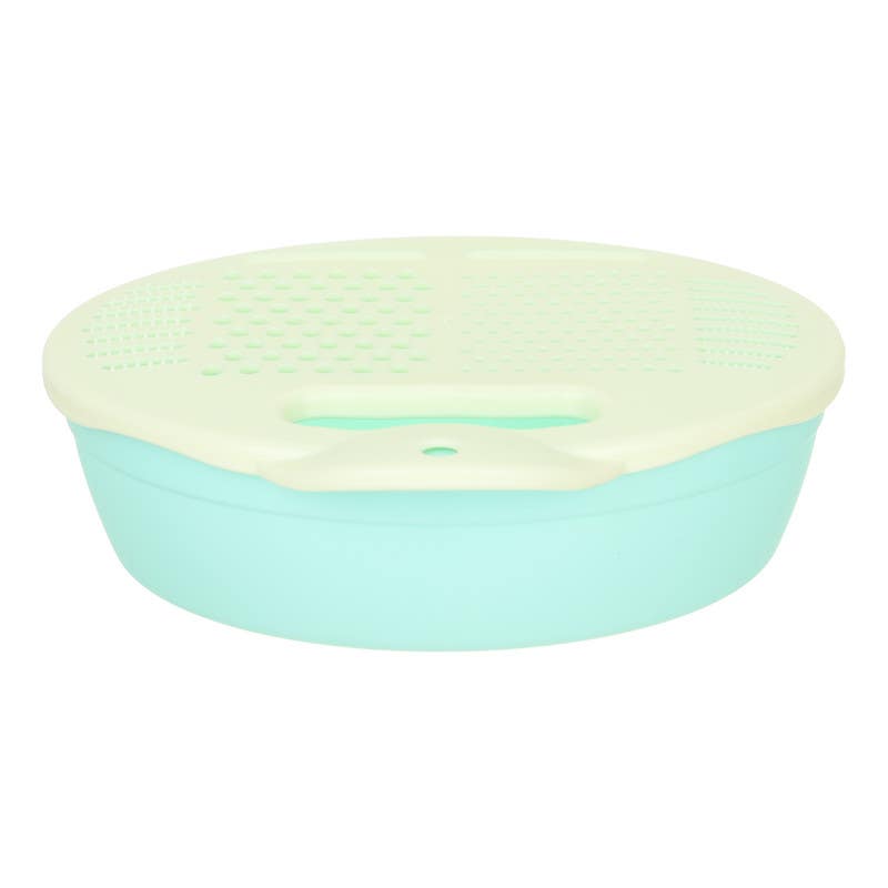 Winner Plast Round Plastic Grater, 22 cm - Light Turquoise Beige