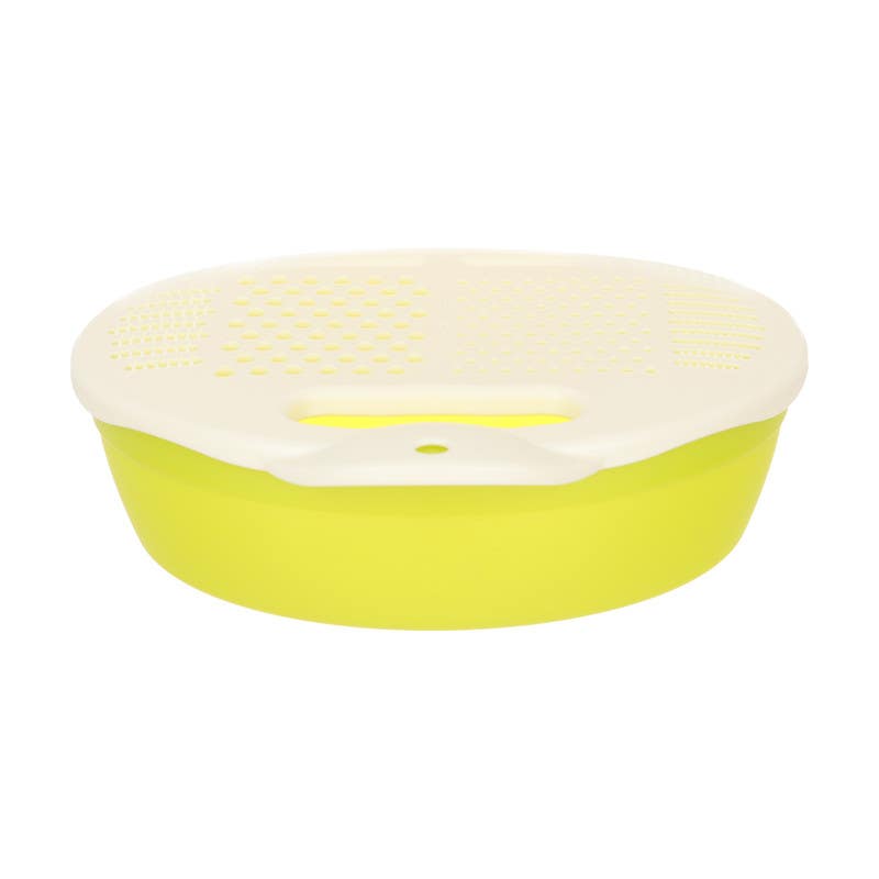 Winner Plast Round Plastic Grater, 22 cm - Lemon Beige