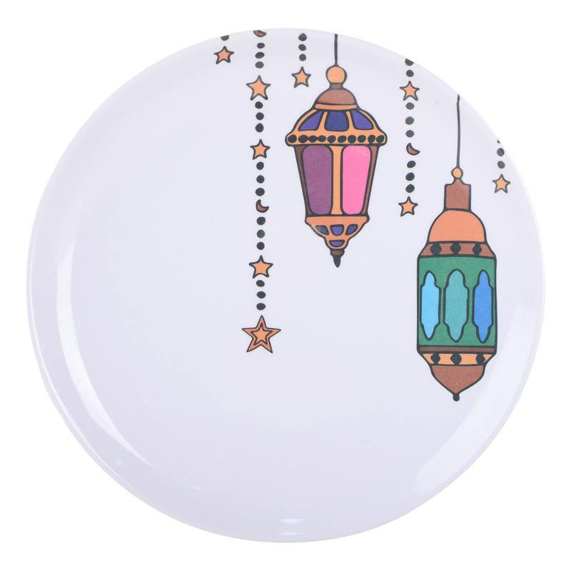 Bright Designs Melamine Plate, 22 cm - Multicolor