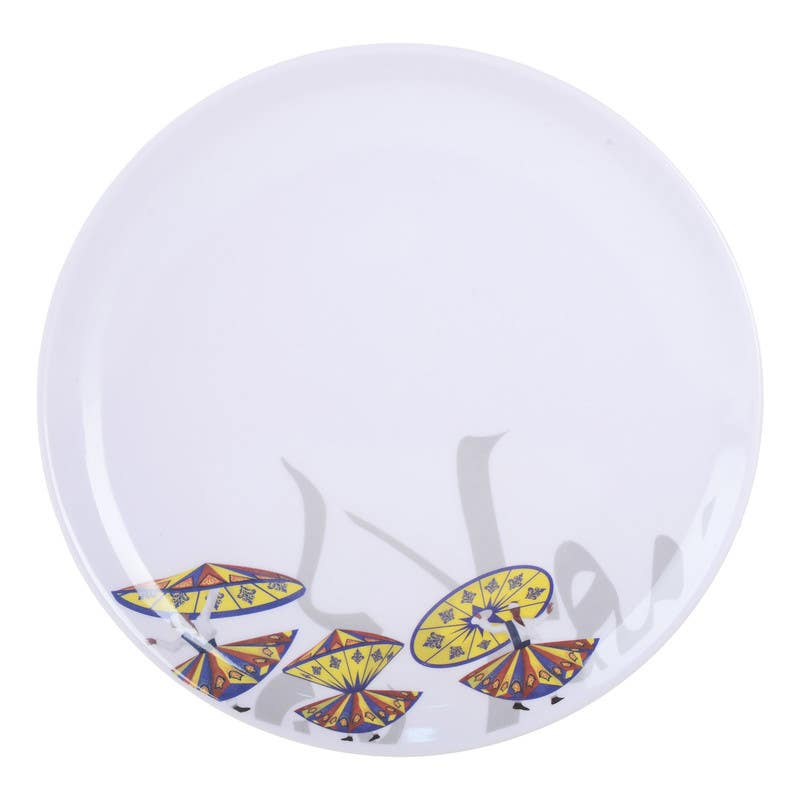 Bright Designs Melamine Plate, 22 cm - Multicolor