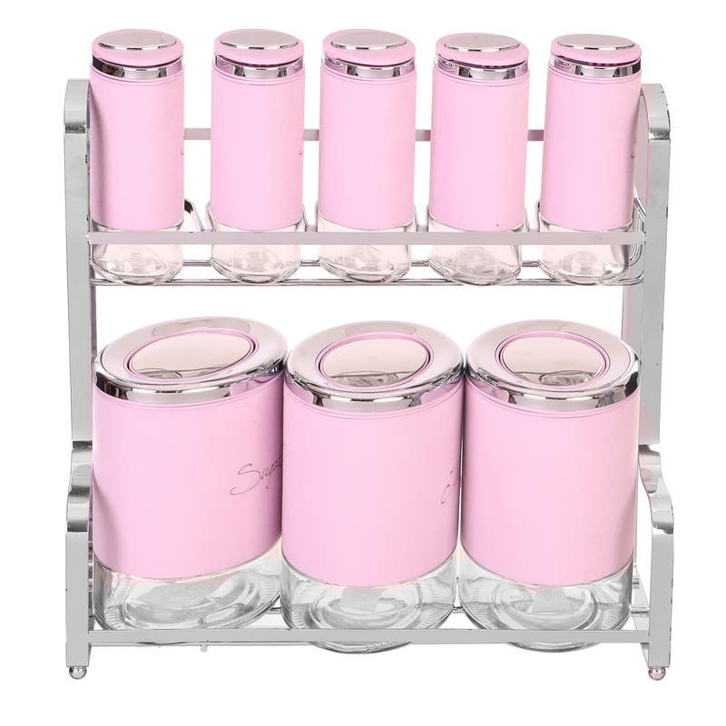 Oxford Spice Set, 9 Pieces - Pink