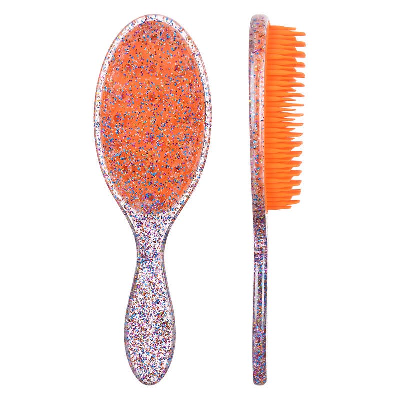 Oval Plastic Hair Brush, 24.5×7 cm - Multicolor