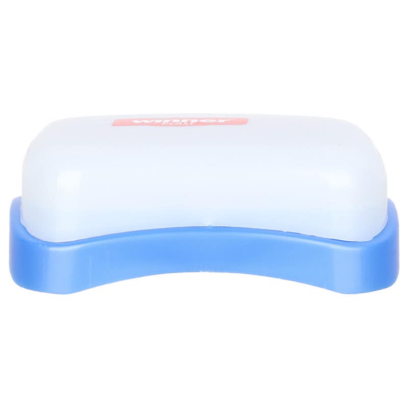 Winner Plast Rectangular Soap Dish with Lid, 12×8.5 cm