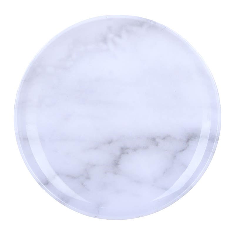 Bright Designs Melamine Plate, 18 cm - White