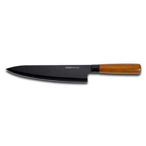 Nava Stainless Steel Knife, 31 cm - Black