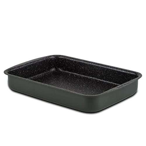 Nava oven tray, ceramic, 35 cm - olive