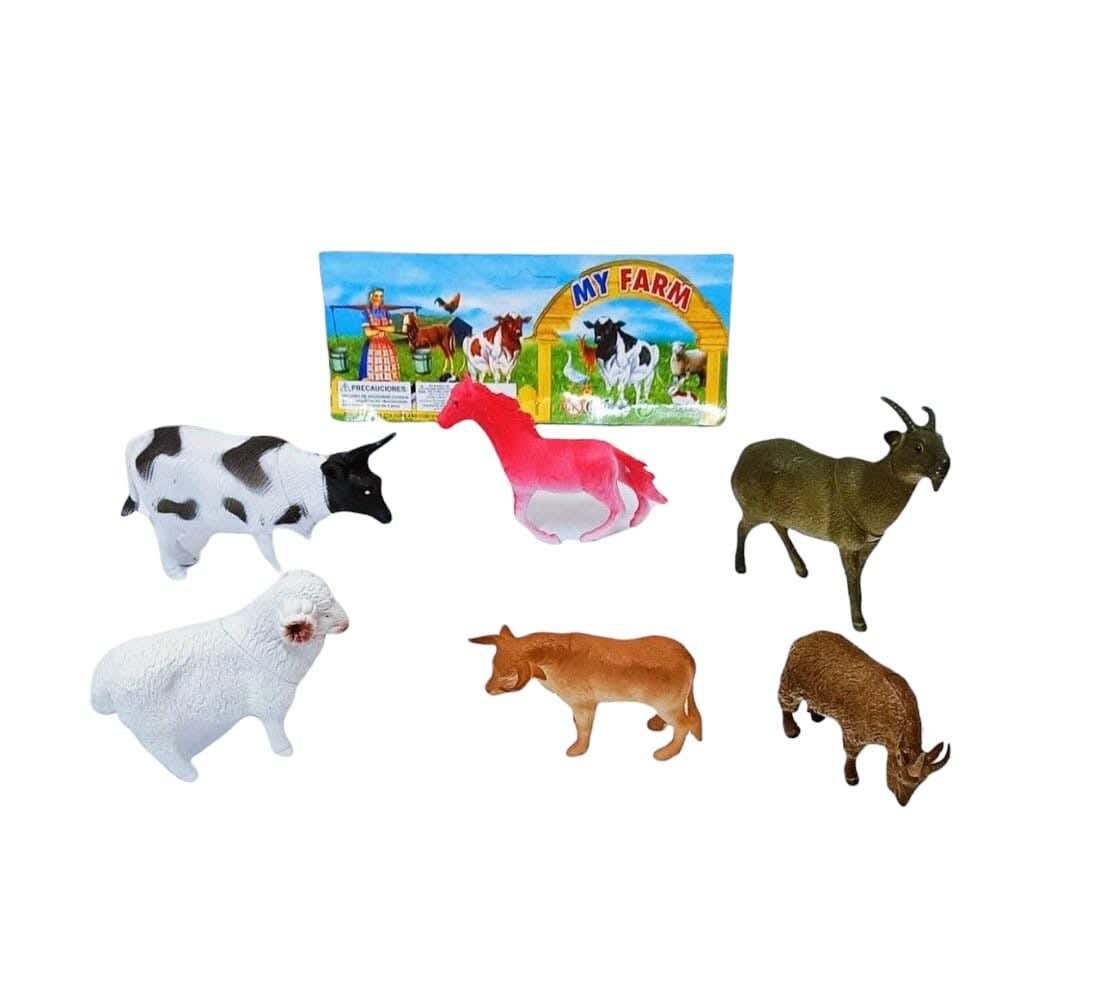 Alsafwa W42-3 Animal Figures for Kids - Multicolor