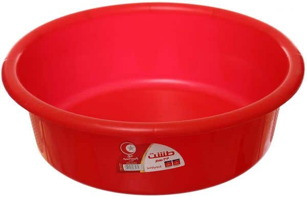 El Helal & Star Washing Dish, 33 cm - Red