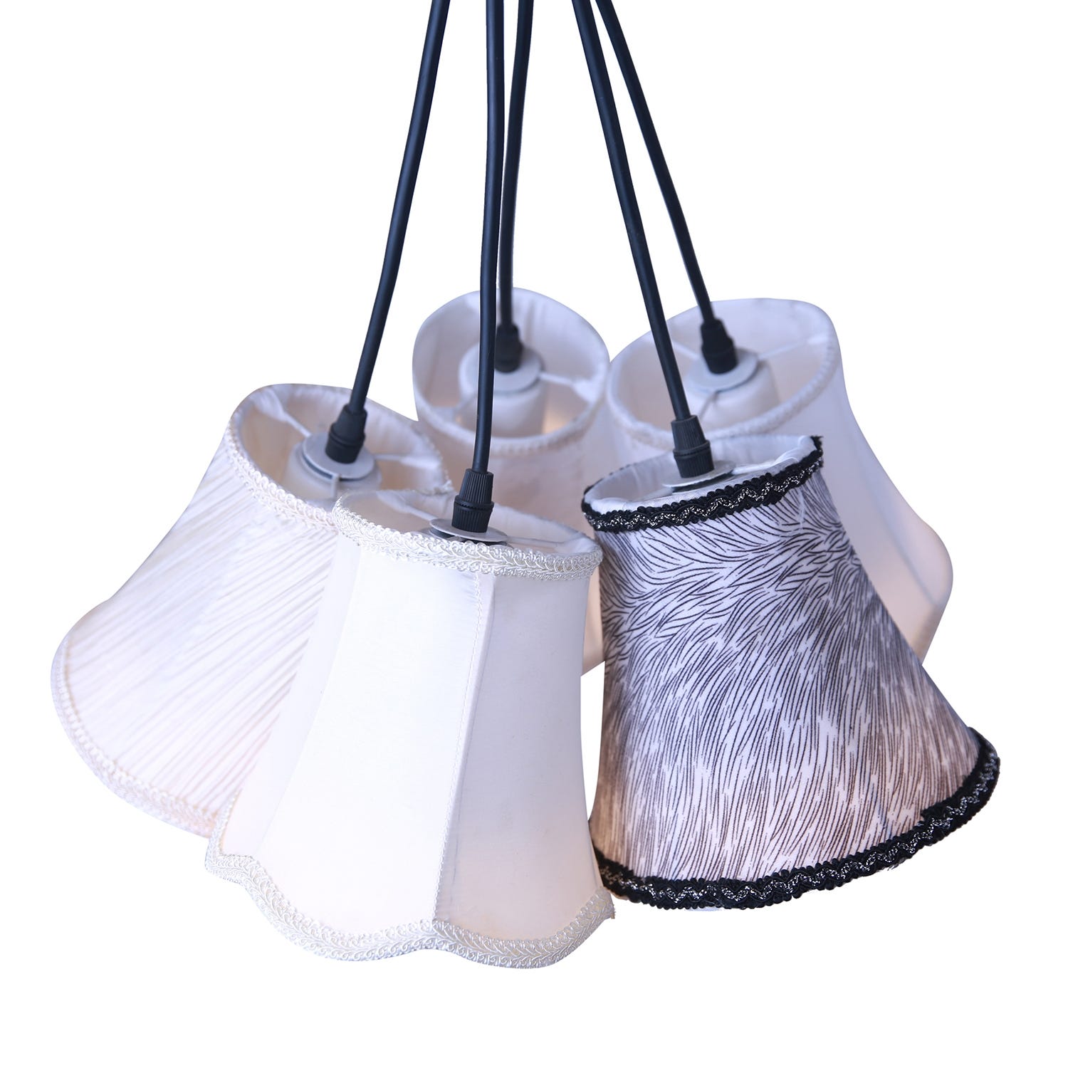 Alameer modern Chandelier, 87X47X90 Cm - White