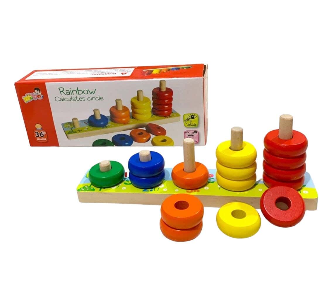 Alsafwa Ring Counter, Count from 1 to 5 - Multicolor