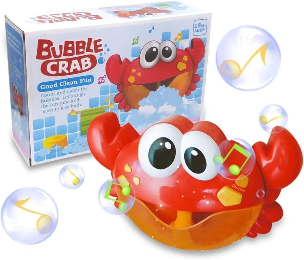 Plastic Bubbles Toy For Kids, Includes 12 Songs - Red