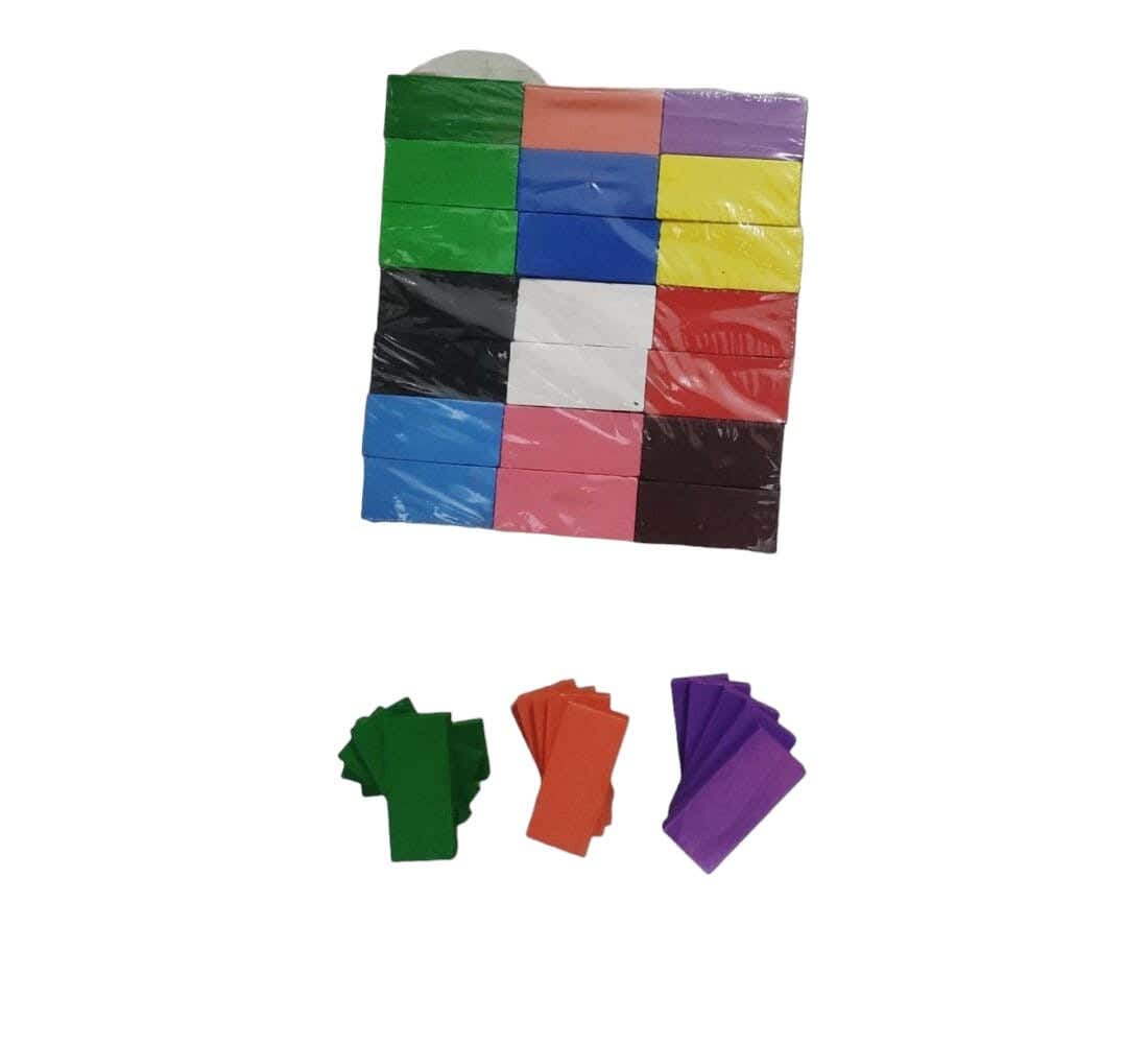 Alsafwa Dominoes Color Sorting Game, 120 Pieces - Multicolor
