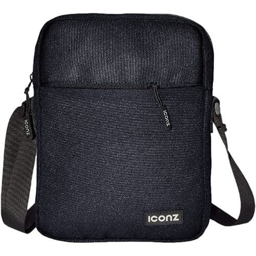 Icons Crossbody Bag, Thick, 23 × 17.5 × 5 Cm - Black