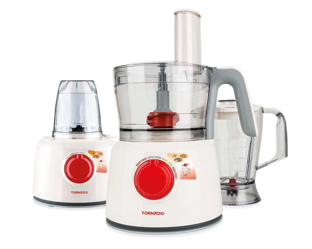 Tornado TFP-1000CC Mini Food Processor, 1000 watt - White