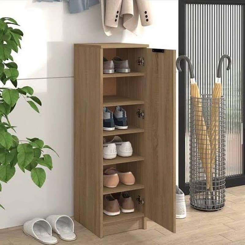 Shoe cabinet, MDF, 50x110 cm - Beige