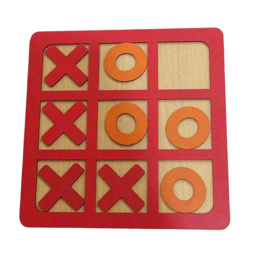 Alsafwa R25-2 Wooden X-O, 20x20cm - Red